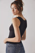 Clean Lines Muscle Cami - Free People - Black